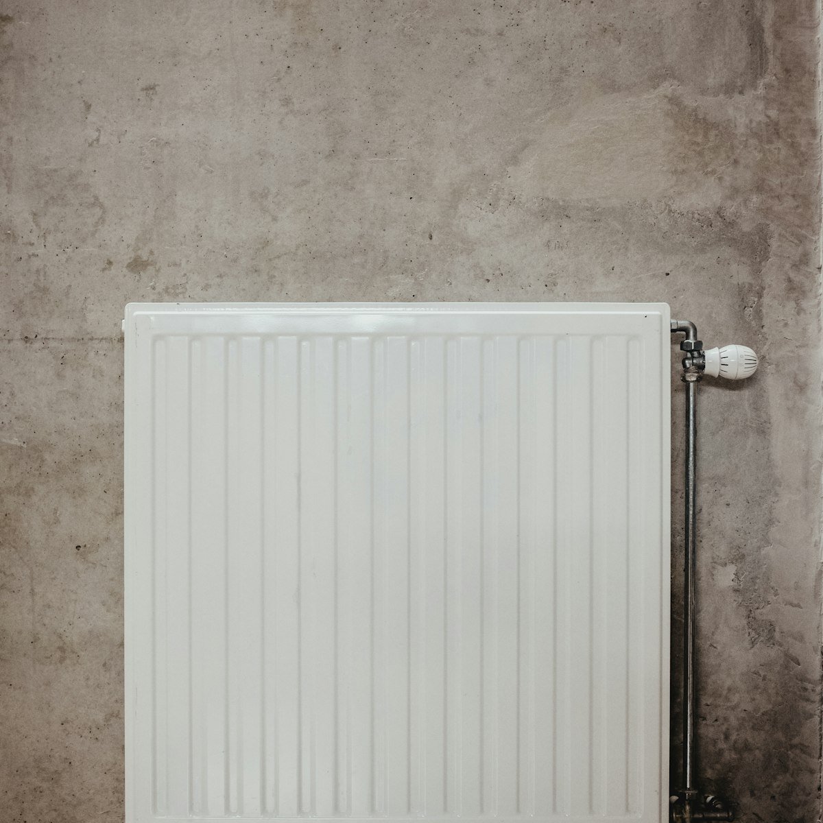 Panel heater serviced as part of a boiler servicing visit