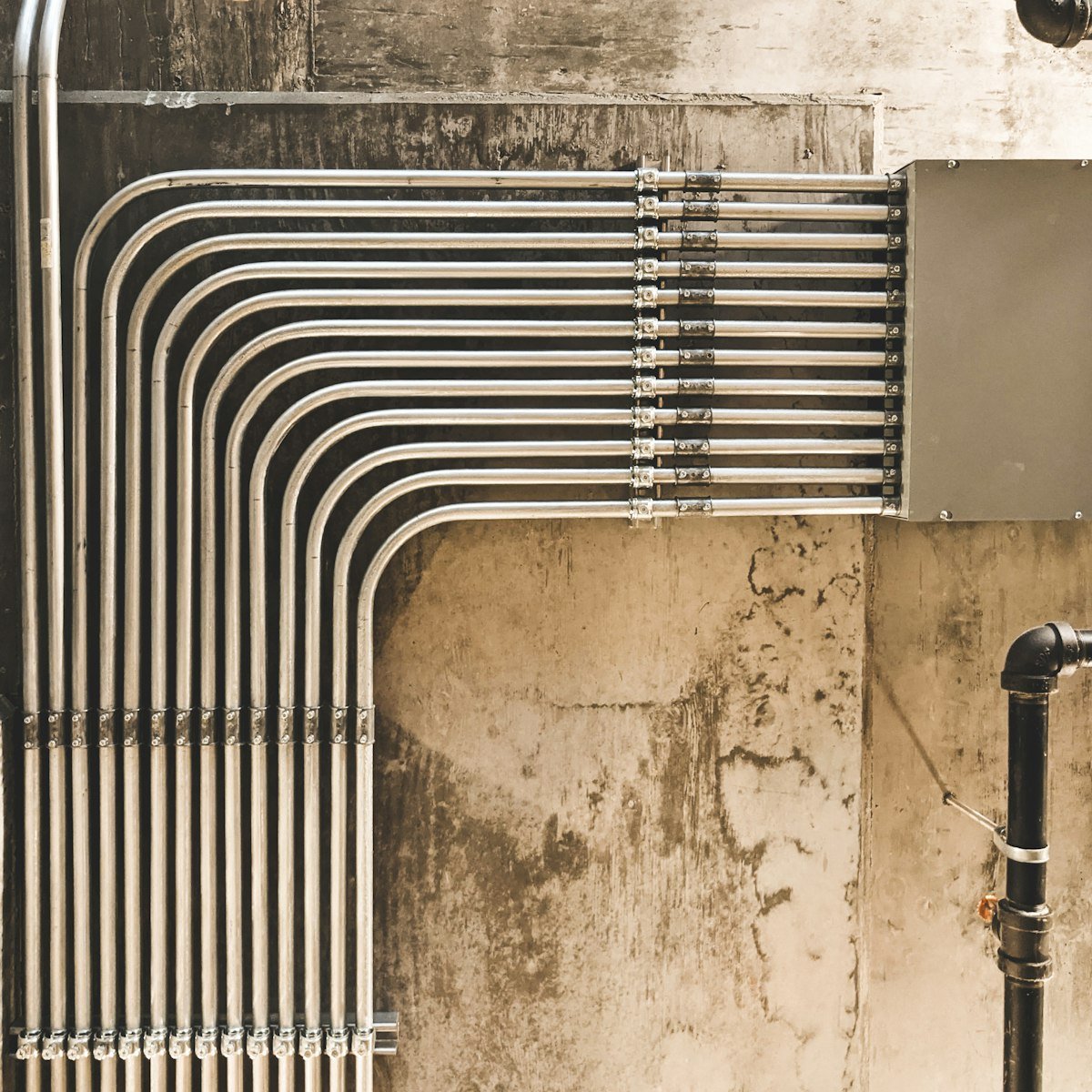 Regular boiler pipework, a common source of no-heat faults